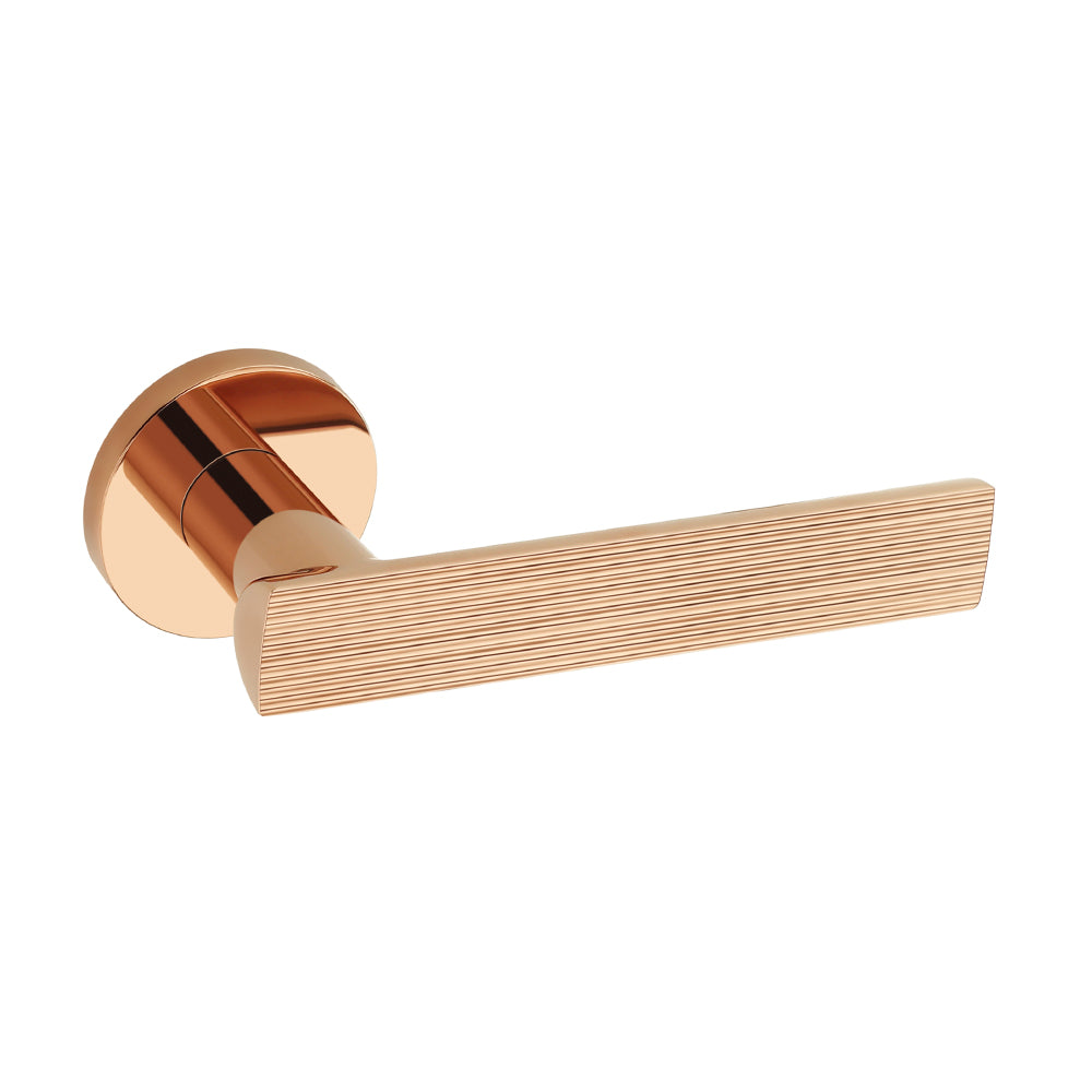 IPSA Ice Moderna Series Handle On Rose One Pair without Lock Body and Cylinder Finish: RG
